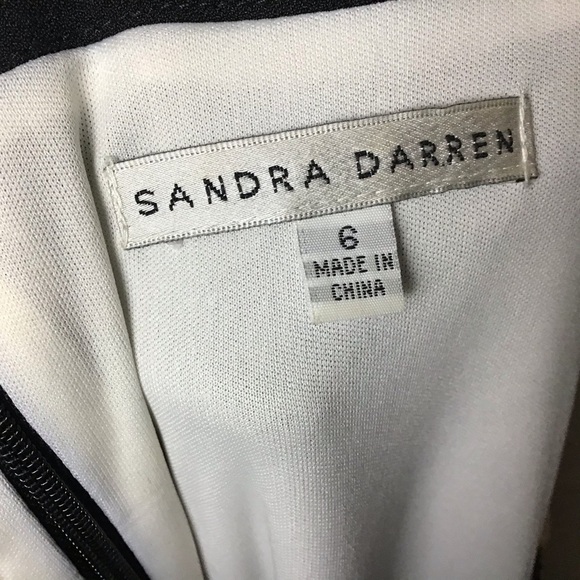 Sandra Darren Geometrical Houndstooth Print Shift Dress - Picture 6 of 7